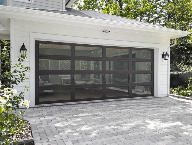Uxbridge Garage Door Repair design specialist presenting custom garage door options to Uxbridge homeowner