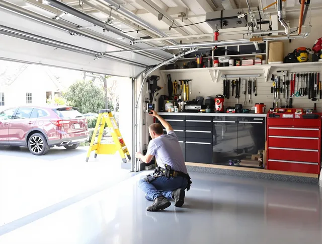 Local garage door repair service by Uxbridge Garage Door Repair in Uxbridge