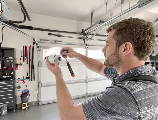 Garage door opener repair service by Uxbridge Garage Door Repair in Uxbridge